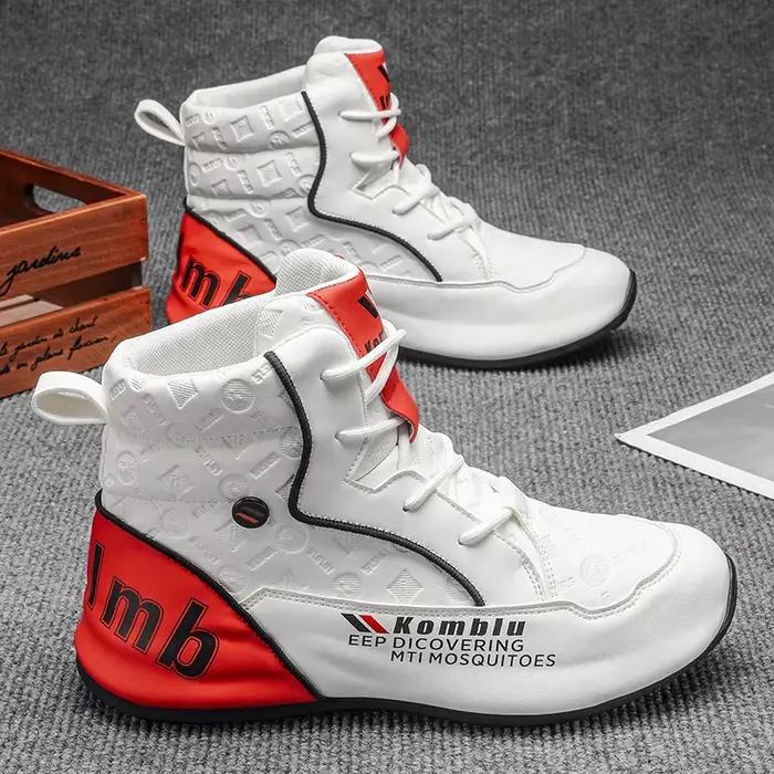 Bottes hautes pour hommes avec doublure confortable et semelle extérieure résistante pour randonnée et activités en plein air