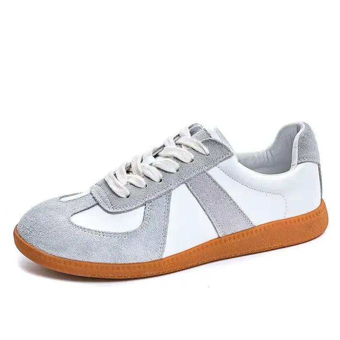 Dechun-Chaussures en cuir rétro pour femmes