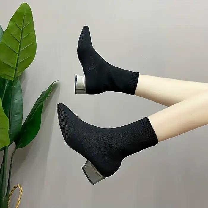 Bottines tricotées pour femmes