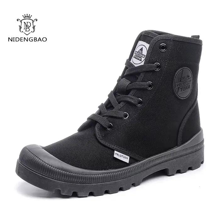 Bottines en toile pour hommes