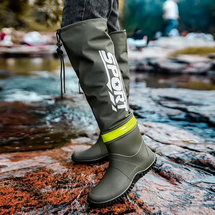Bottes de pluie montantes tendance pour homme