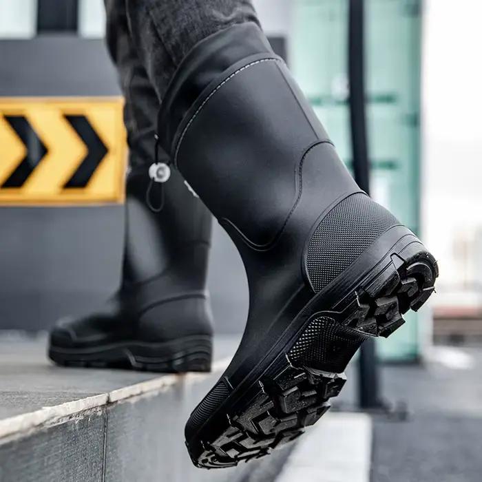 Bottes de pluie de pêche imperméables légères pour hommes
