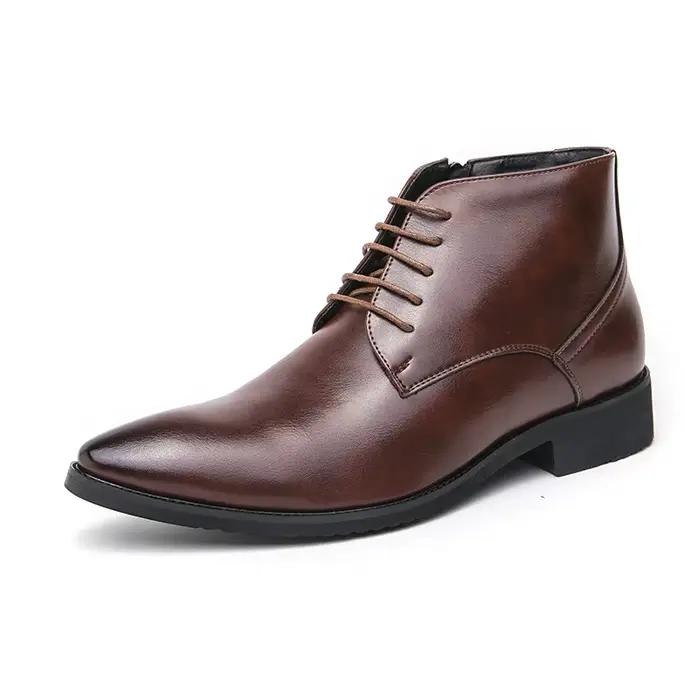 Bottes pointues courtes pour hommes