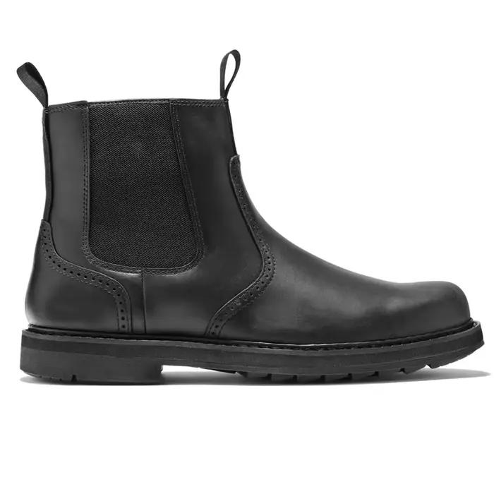 Bottes Chelsea en cuir véritable mi-mollet pour hommes bout rond printemps automne grandes tailles décontractées style britannique