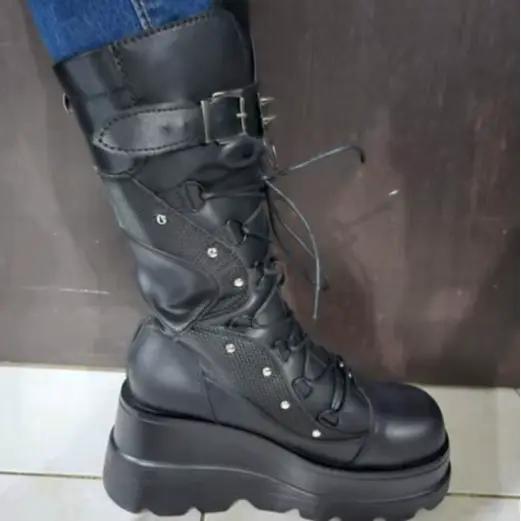 Bottes mi-mollet tendance pour femme