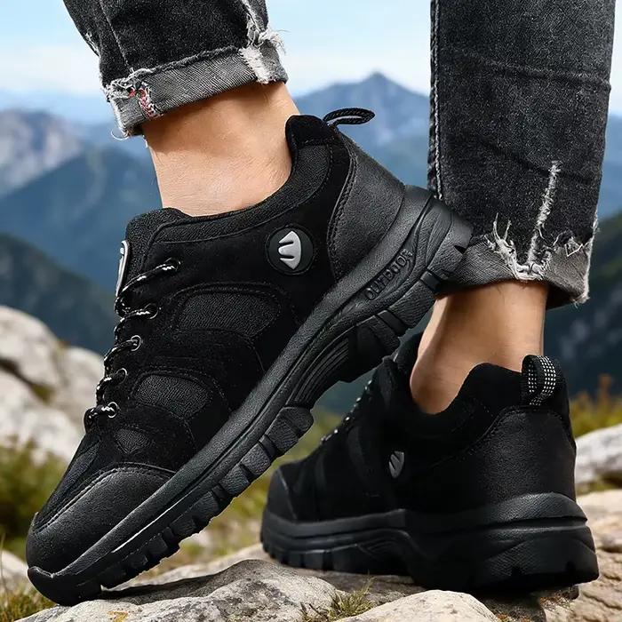Nouveaux hommes bottines à la mode à semelles souples haut sport en plein air chaussures décontractées polyvalentes