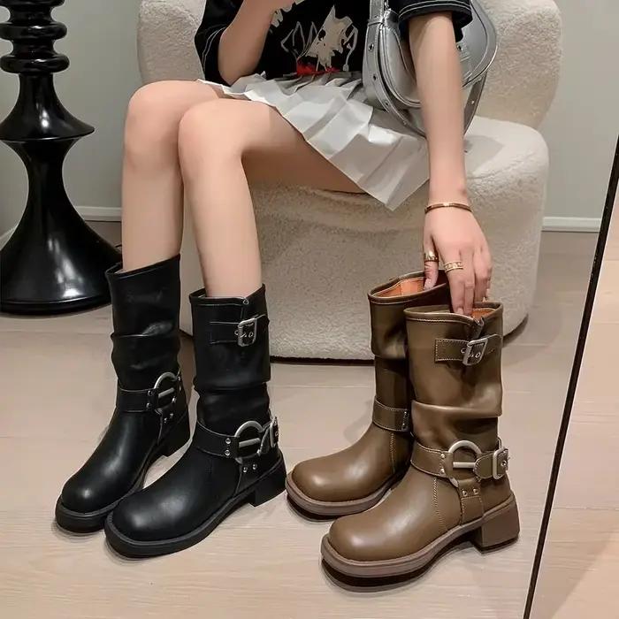 Bottes de Cowboy d'hiver pour femmes
