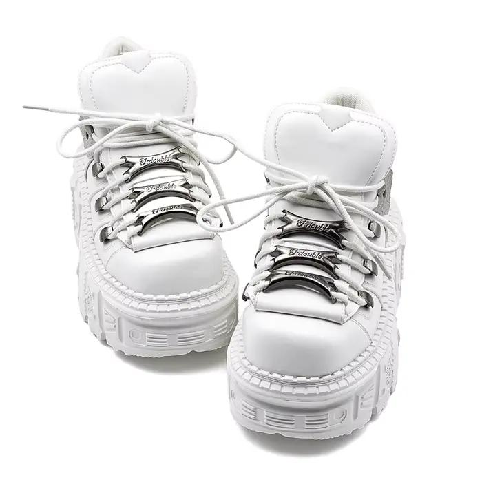 Bottines Punk à plateforme pour femmes