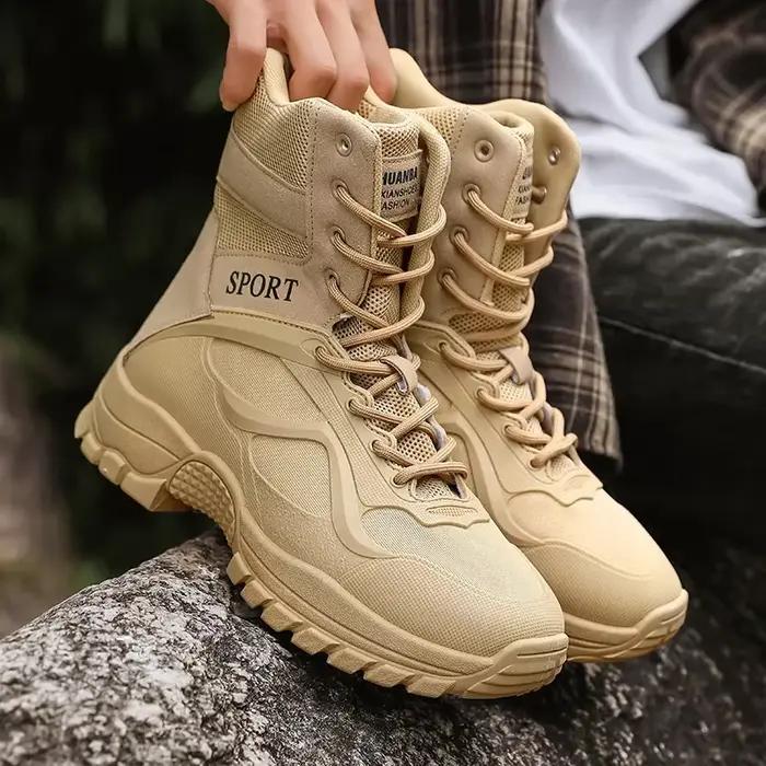 Bottes militaires d'extérieur montantes
