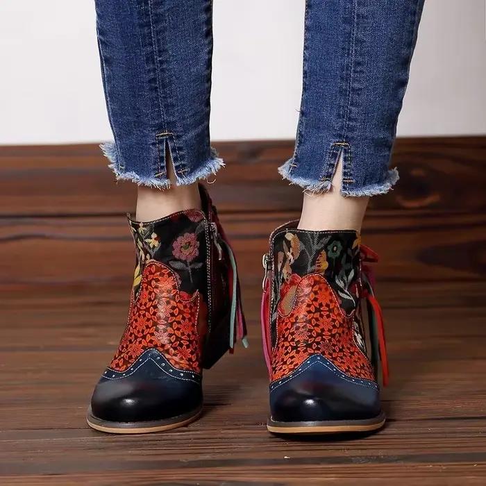 Bottes de rinçage bohème pour femmes