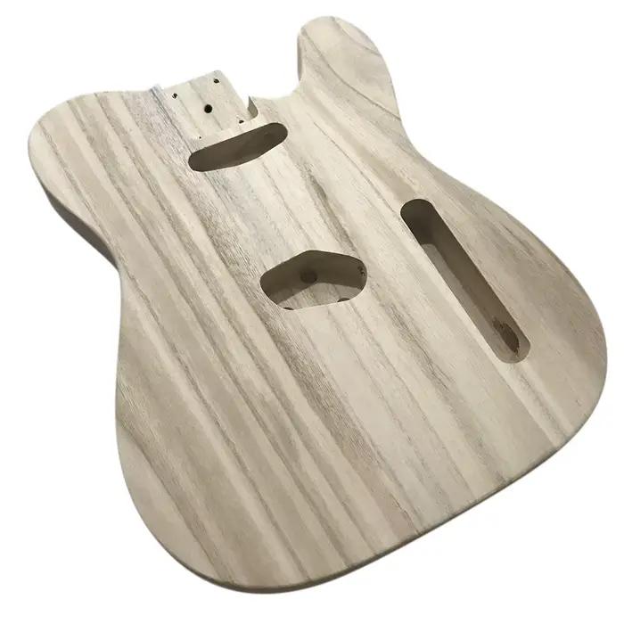 Corps de guitare électrique en bois poli de type DIY, corps de guitare électrique en érable pour guitare de style TL, corps de guitare en érable