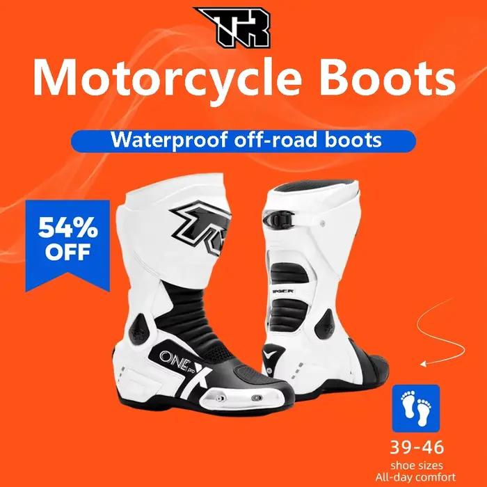 Bottes de motocross unisexes