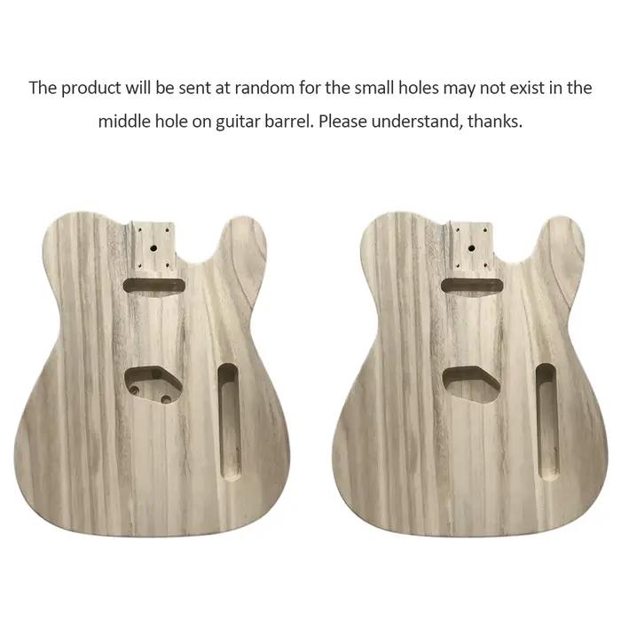 Corps de guitare électrique en bois poli de type DIY, corps de guitare électrique en érable pour guitare de style TL, corps de guitare en érable
