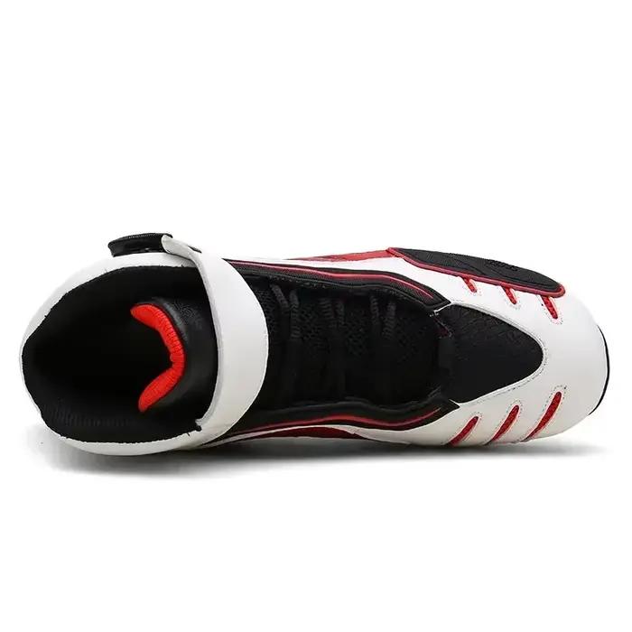 Botas Para Motociclista en cuir PU bottes d'équitation quatre saisons hommes femmes bottes de moto respirant botte de Motocross