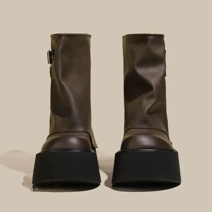 Bottines de motard pour femmes