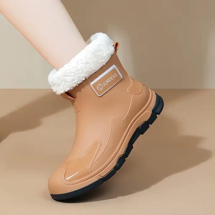 Bottes de pluie basses confortables pour femmes