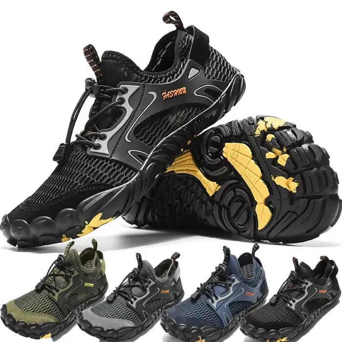 Chaussures de randonnée respirantes et coordonnantes pour hommes, sports de plein air, natation à cinq doigts, pataugeoire aquatique, chaussure de plage, nouveau