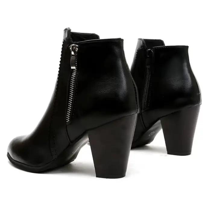Bottes rétro élégantes pour femmes talons hauts antidérapantes confortables et décontractées pour hiver usages spéciaux occasions à offrir