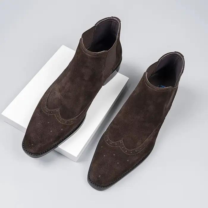 Bottes pour hommes, chaussures montantes pour hommes