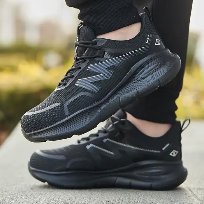 Bottes de sécurité robustes et légères pour hommes avec bout en acier protection talon semelle EVA ocasions travail sécurité