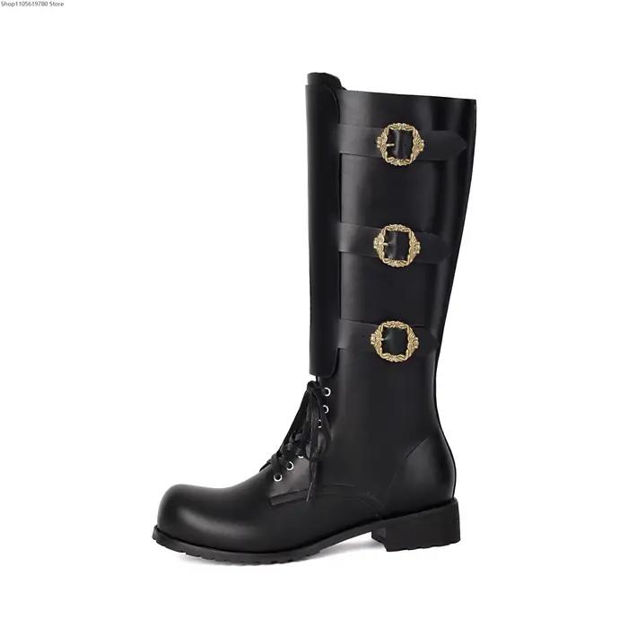 Bottes de chevalier rétro médiéval européennes pour hommes, nouvelle collection 2026, pour cosplay adulte, Halloween, bal masqué, scène, costume de fantaisie