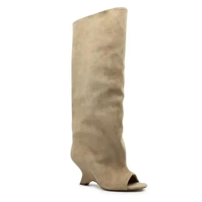 Bottes pour femmes Printemps-Automne 2026 à talon épais et haut