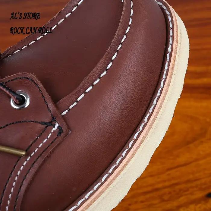 RockCanRoll-Bottes de motard en cuir véritable de vache italien, cousues Goodyear faites à la main, bottes de motard durables classiques, qualité supérieure, super promotion, LL875