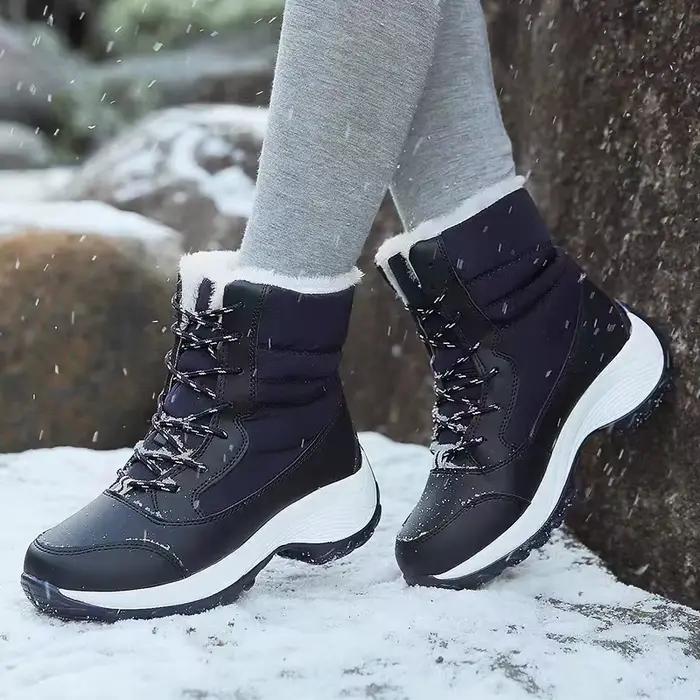 Bottines à talons imperméables pour femmes