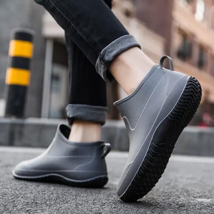 Bottines de pluie imperméables pour hommes et femmes