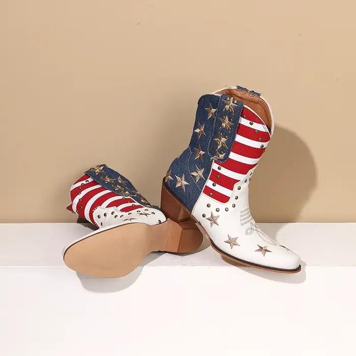 Bottes de cowboy occidentales pour femmes