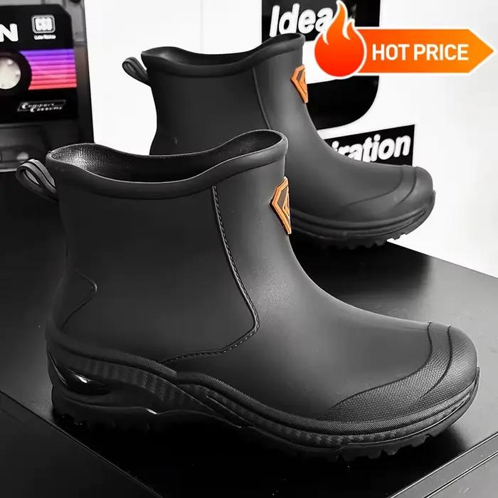 Bottes Courtes Écologiques Imperméables pour Hommes