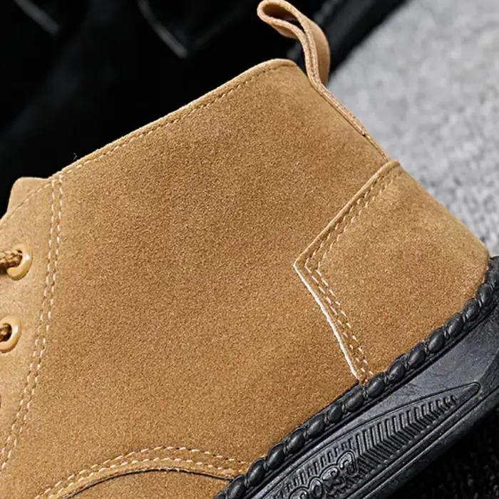 Bottes Chelsea en daim pour hommes, élégantes et confortables pour l'automne et le printemps, parfaites pour la vie quotidienne et les événements formels