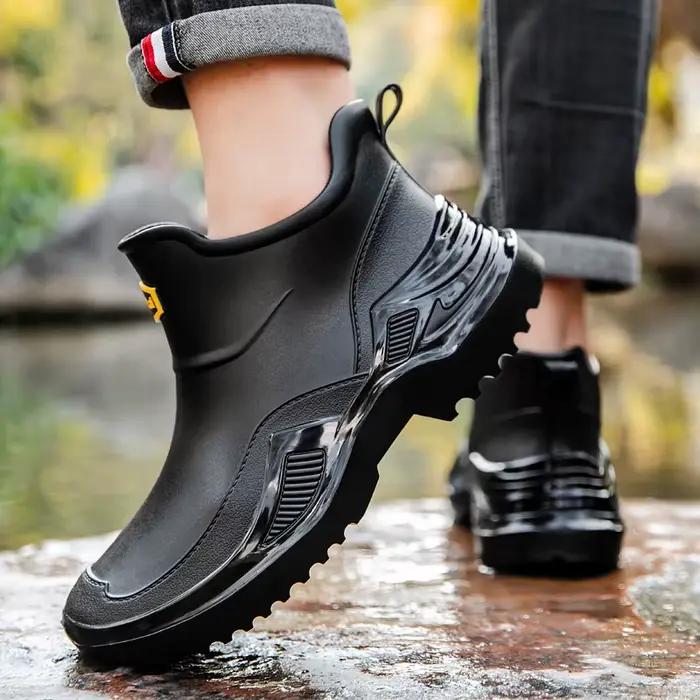 Bottes de pluie à cheville pour hommes