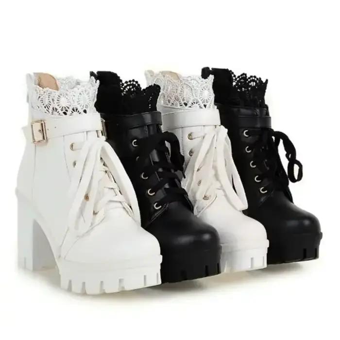 Bottines à talons hauts pour femmes