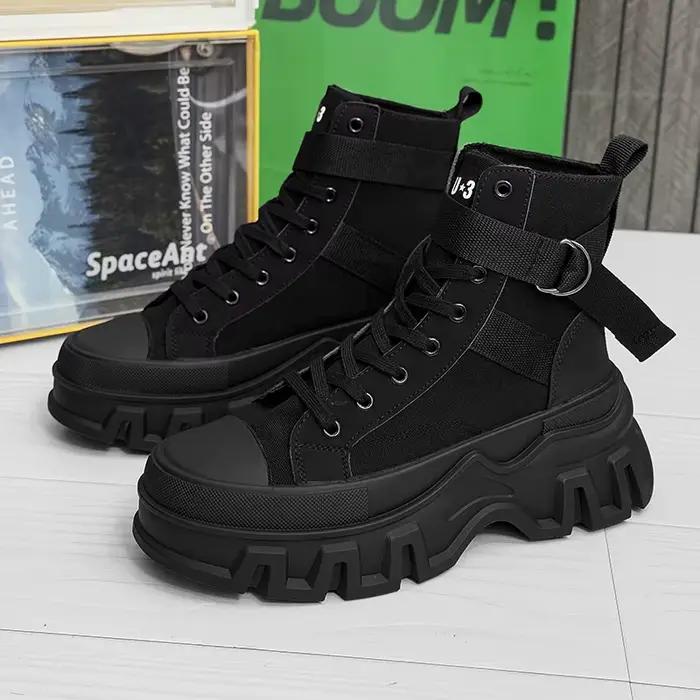 Bottes d'extérieur décontractées à fond épais pour hommes
