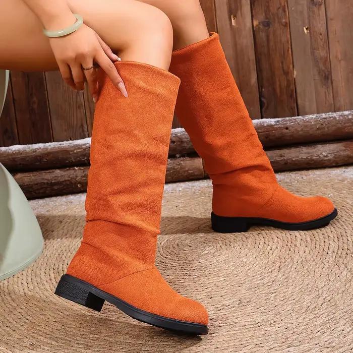 Bottines en velours pour femmes