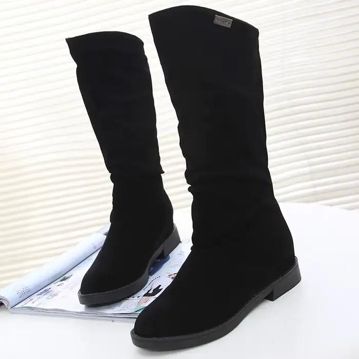 2025 bottes de neige femmes chaussures d'hiver décontracté femme mi-mollet