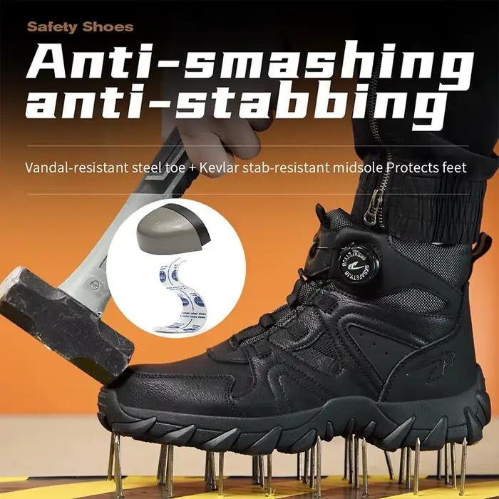 Bottes de sécurité imperméables pour hommes