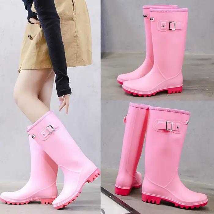 Bottes d'eau au genou pour femmes