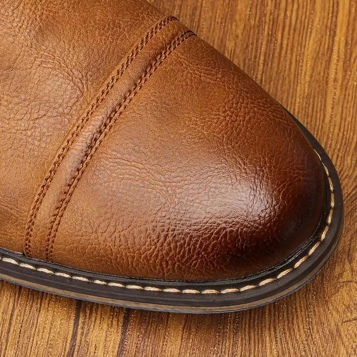 Bottes de rinçage en cuir pour hommes