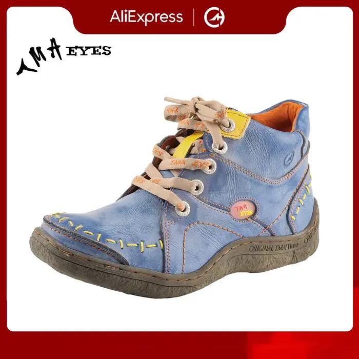 TMA EYES-Bottes de printemps et d'automne pour femmes, 03/basiques