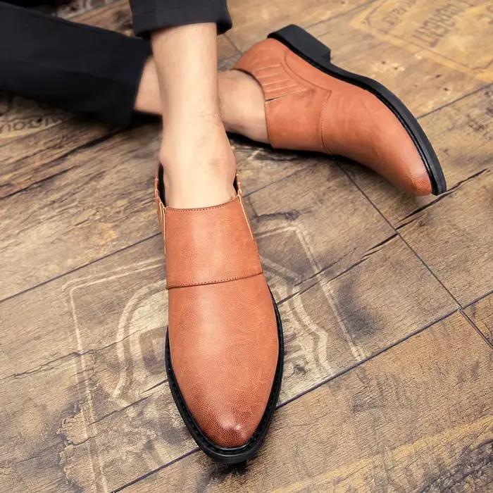 Bottes de rinçage pointues pour hommes
