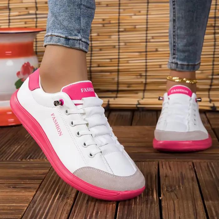 Chaussures minimalistes pour femmes en cuir synthétique, bout large, pieds nus, zéro drop, décontractées pour la marche printemps automne