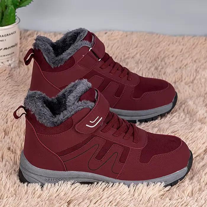 ELUVA hommes bottes d'hiver chaudes thermique imperméable anti-dérapant chaussures de randonnée pour hommes bottes thermiques en plein air chaussures de sport antidérapantes
