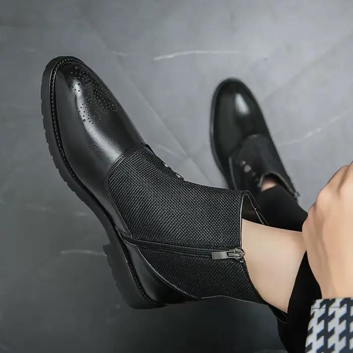 Panneau en tissu vert tendance Bottes Chelsea