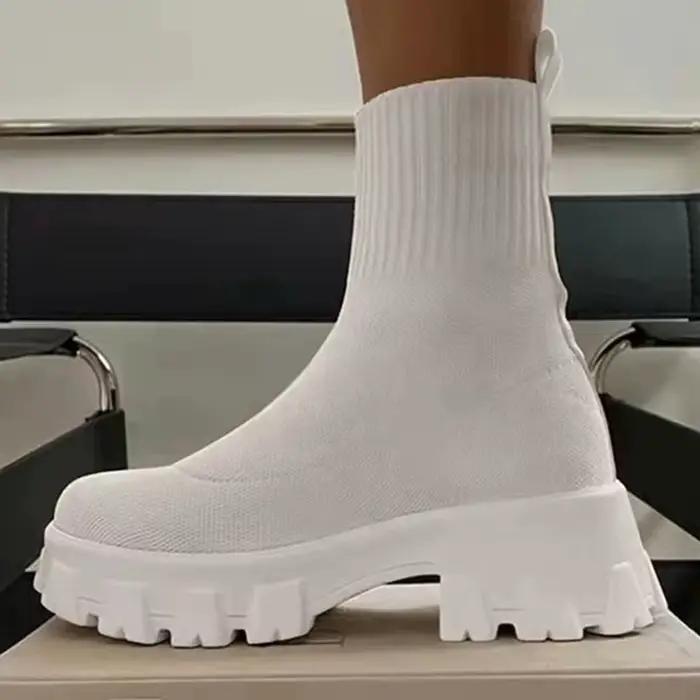 Bottes à plateforme pour femmes