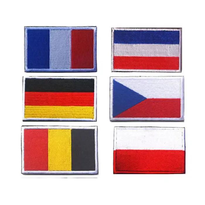 Allemagne Roumanie Hongrie Russie Autriche Suisse Espagne France Belgique Italie Hollande Pologne Portugal tchèque Hongrie Drapeau Patch