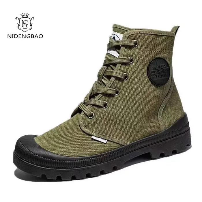 Bottines en toile pour hommes