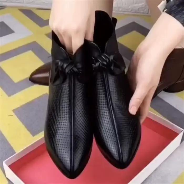 Chaussures pieds nus pour femmes, bottes courtes à la cheville, escarpins décontractés à semelles épaisses, en cuir véritable, de styliste, nouvelle collection printemps 2022