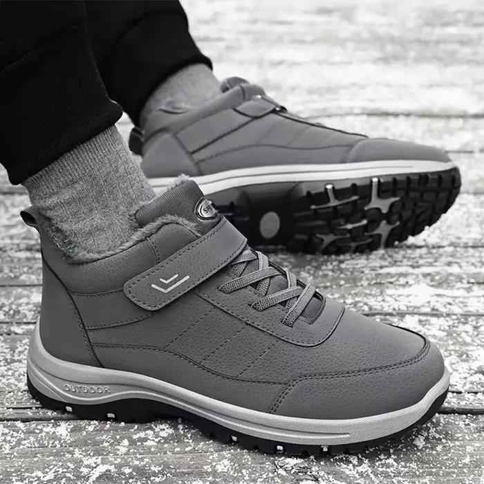 2025 hiver chaussures décontractées pour hommes chaussons de neige bottines antidérapantes